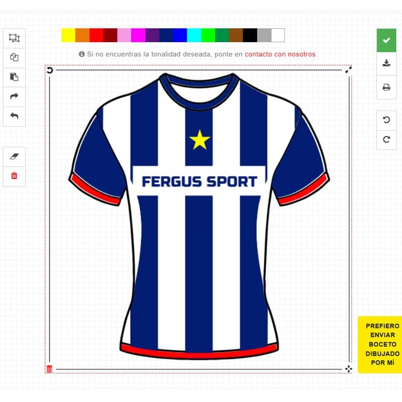 Diseno de Camisetas de Futbol Online Crea Tu Camiseta