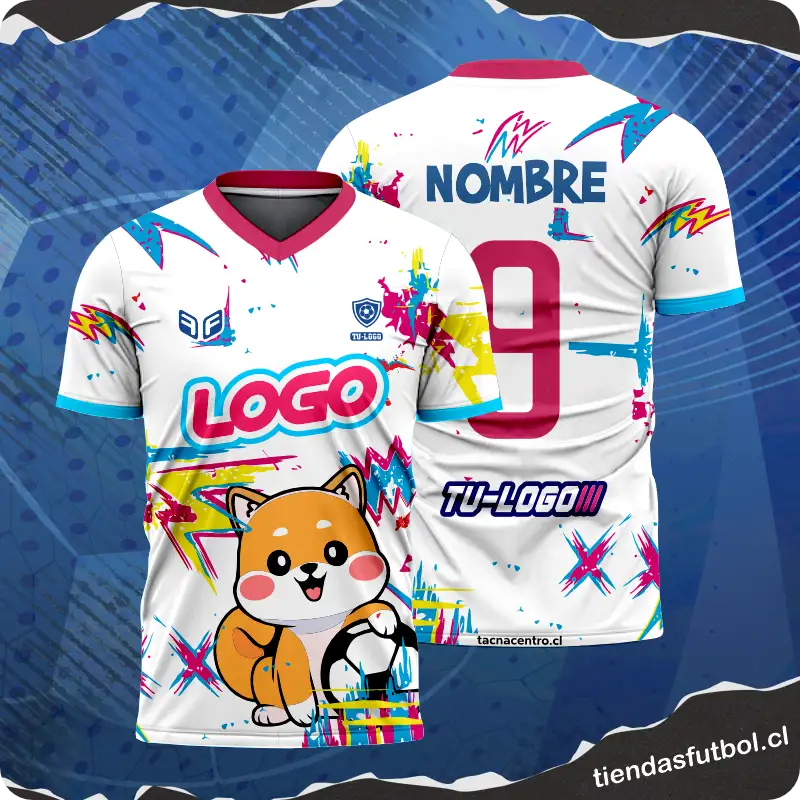 camisetas de futbol para niños caracteristicas diseño chile