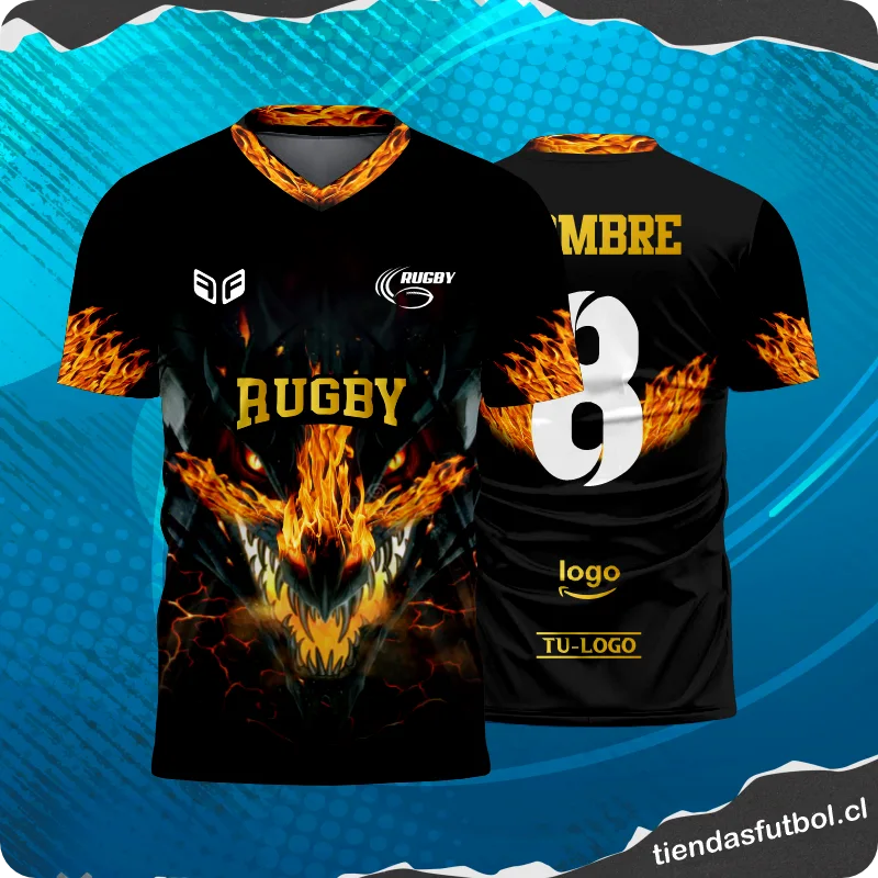 modelos de camisetas de rugby con diseño gratuito personalizado chile
