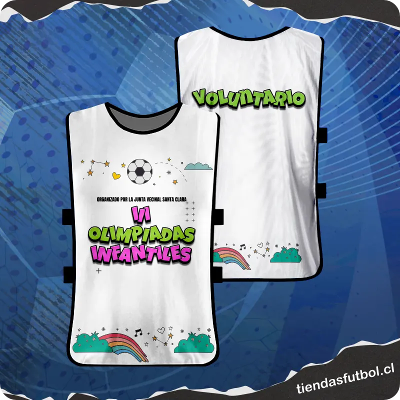 petos deportivos futbol personalizados para hombre o mujer chile