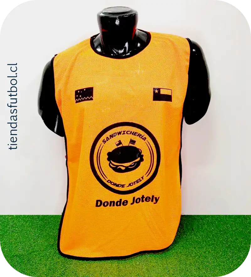 petos de futbol personalizados chile