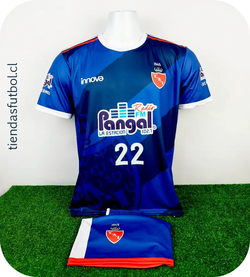 uniforme de futbol personalizado mediante sublimacion