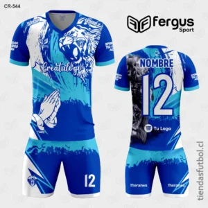 Camisetas de Futbol Leon Azul y Blanco