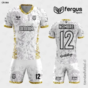 Camisetas de Futbol Leon Blanco con Dorado
