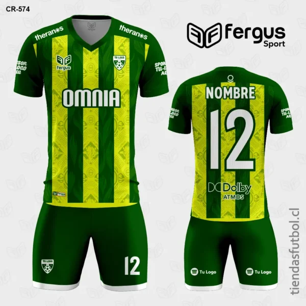 Camisetas de Futbol amarillo y verde