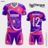 Camisetas de Futbol Jabali fucsia y rosado