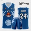 Camiseta de Basquetbol Azul Celeste