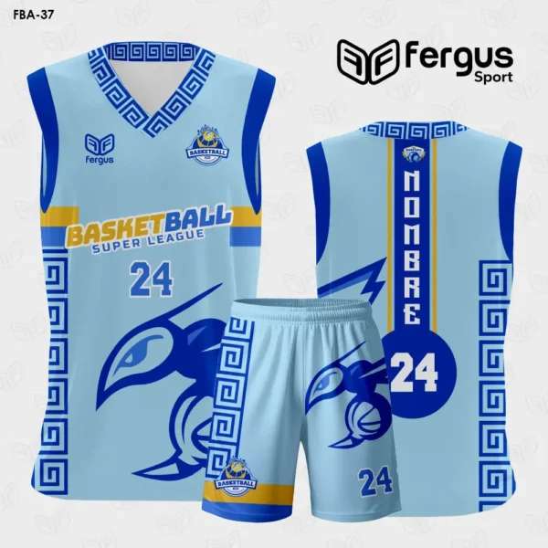 Camisetas de Basquet AZUL Y CELESTE