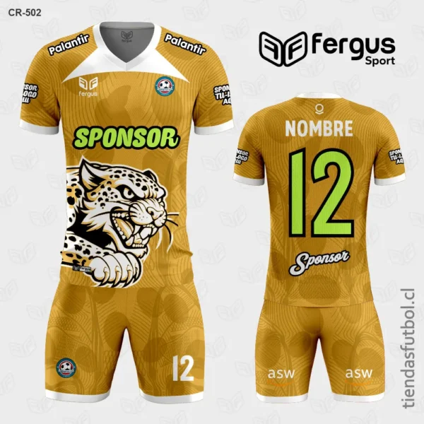 Camisetas de Futbol Tigre Dorado Blanco