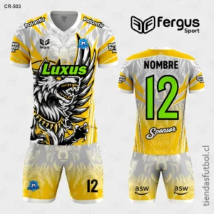 Camisetas de Futbol Lobo Amarillo y Negro