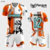 Camisetas de Futbol Construcción naranja blanco