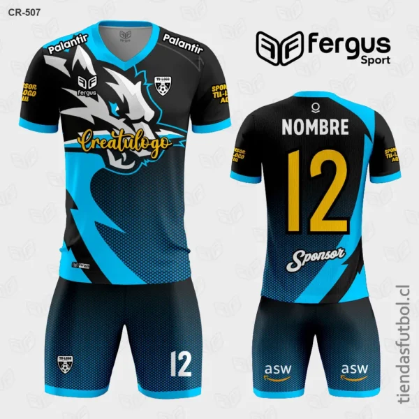 Camisetas de Futbol Tigre azul negro