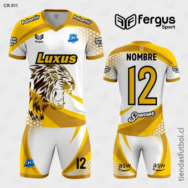Camisetas de Futbol Tigre amarillo blanco