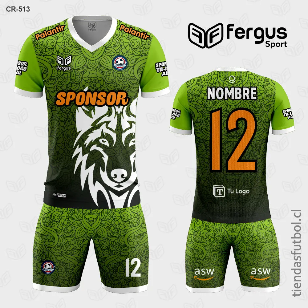 Camisetas de Futbol Lobo Verde Oscuro