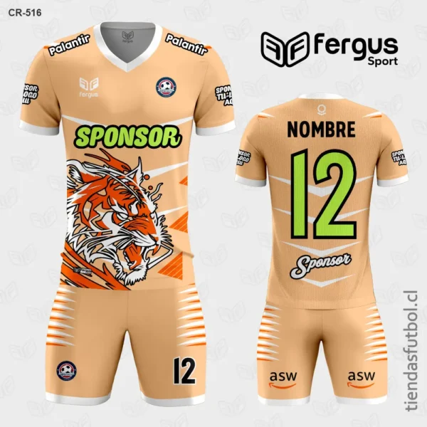 Camisetas de Futbol Tigre melon