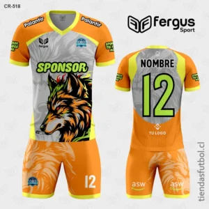 Camisetas de Futbol Lobo Naranja Amarillo