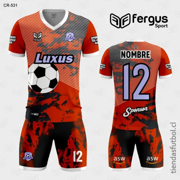 Camisetas de Futbol Pelota rojo Negro Gris