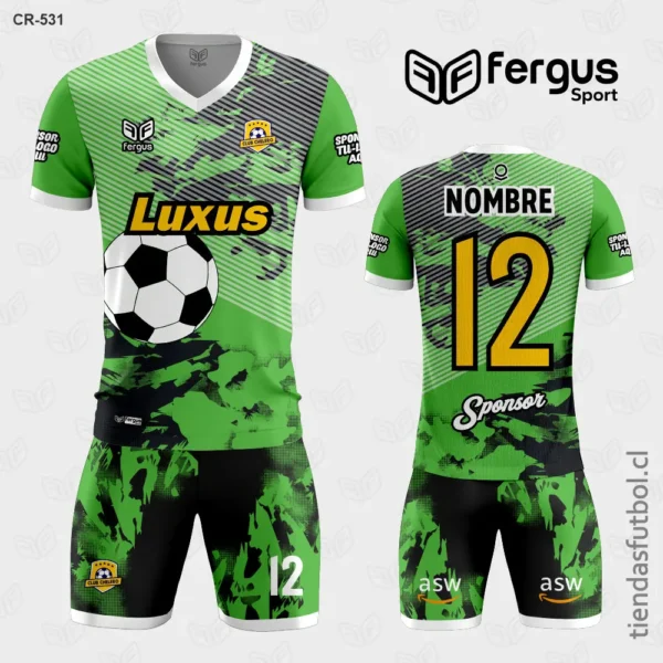 Camisetas de Futbol Pelota verde Negro Gris