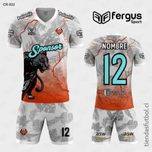 Camisetas de Futbol Pantera Gris Rojo