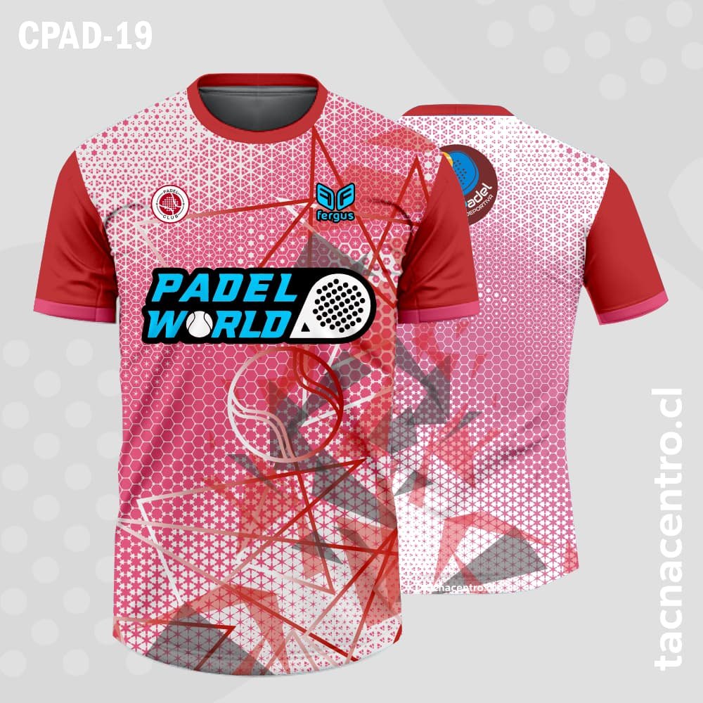 Camisetas de Padel Rojo