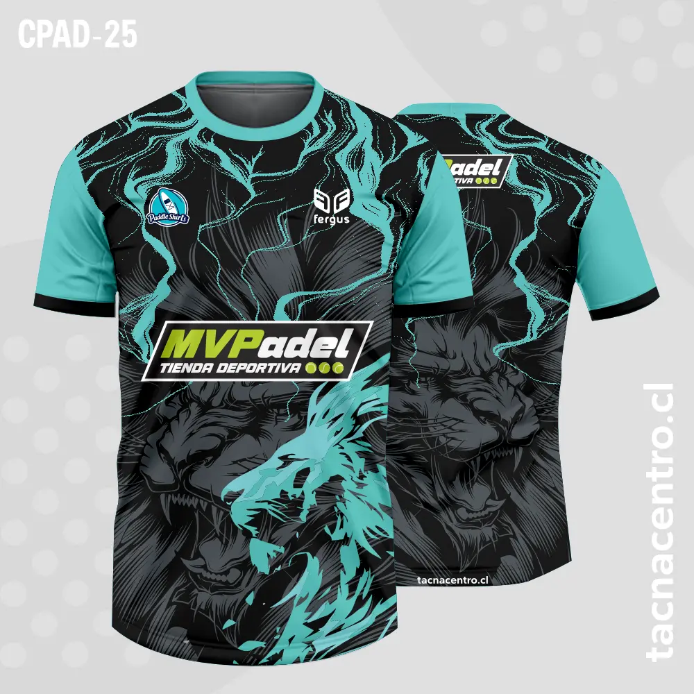 Camisetas de Padel Negro y Verde