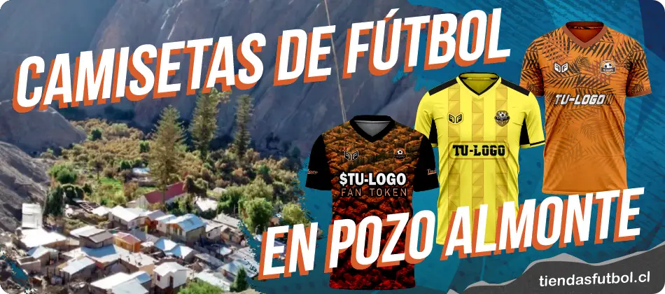 camisetas de futbol en pozo almonte chile