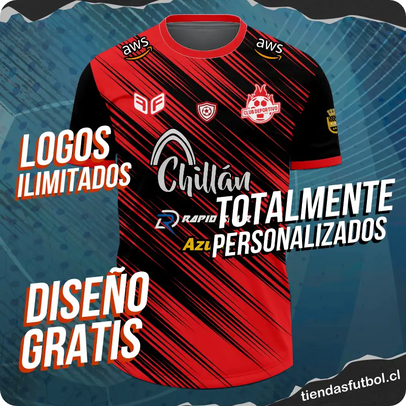 camisetas de futbol en chillan