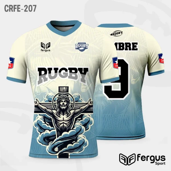 Camisetas de Rugby Blanco y celeste