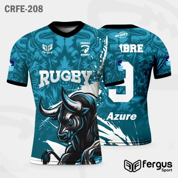 Camisetas de Rugby celeste