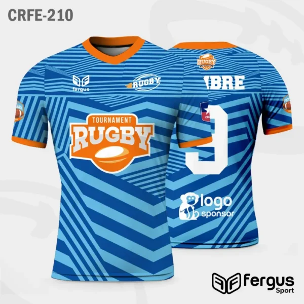 Camisetas de Rugby celeste
