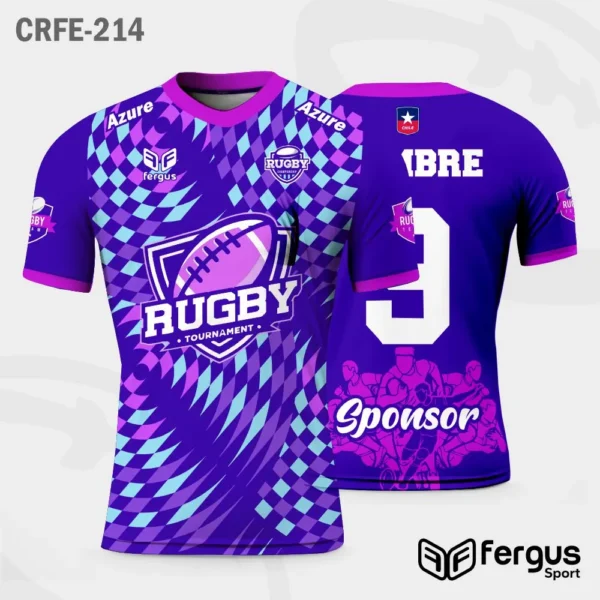 Camisetas de Rugby morado
