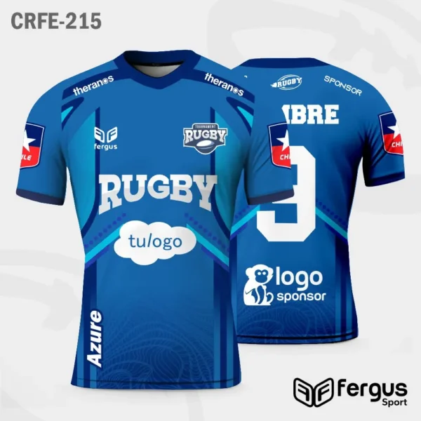 Camisetas de Rugby azul