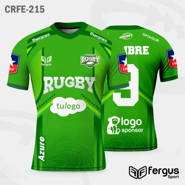 Camisetas de Rugby Verde