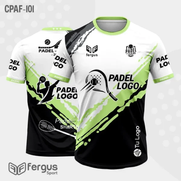 Camisetas de Padel Blanco y negro