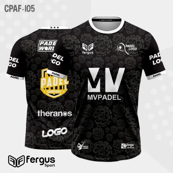 Camisetas de Padel negro