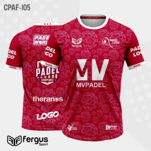 Camisetas de Padel Rojo