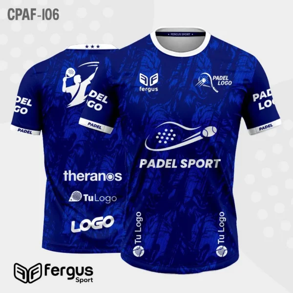Camisetas de Padel Azul