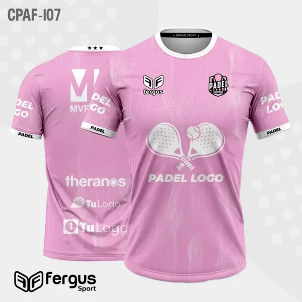 Camisetas de Padel Rosado