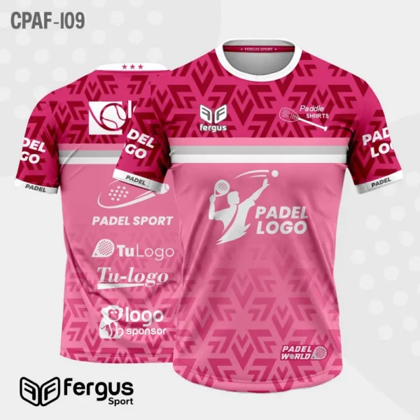 Camisetas de Padel rosado