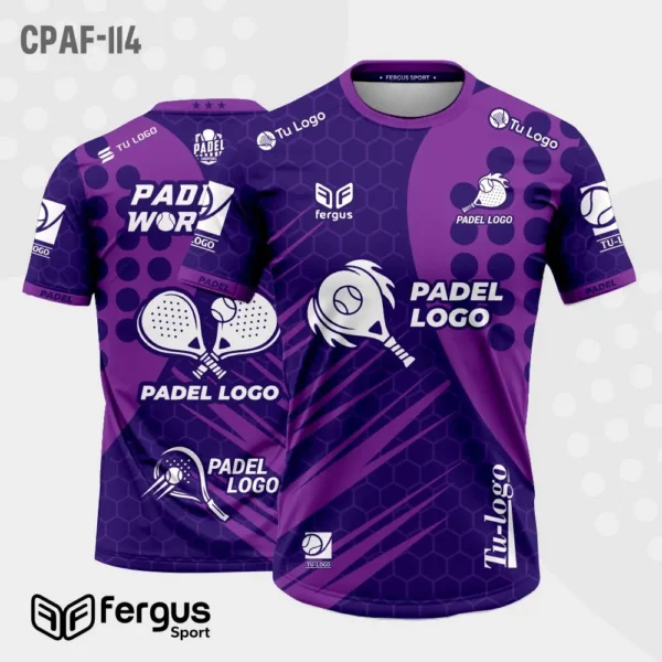 Camisetas de Padel Morado