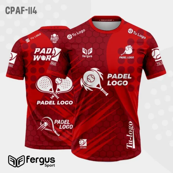Camisetas de Padel rojo
