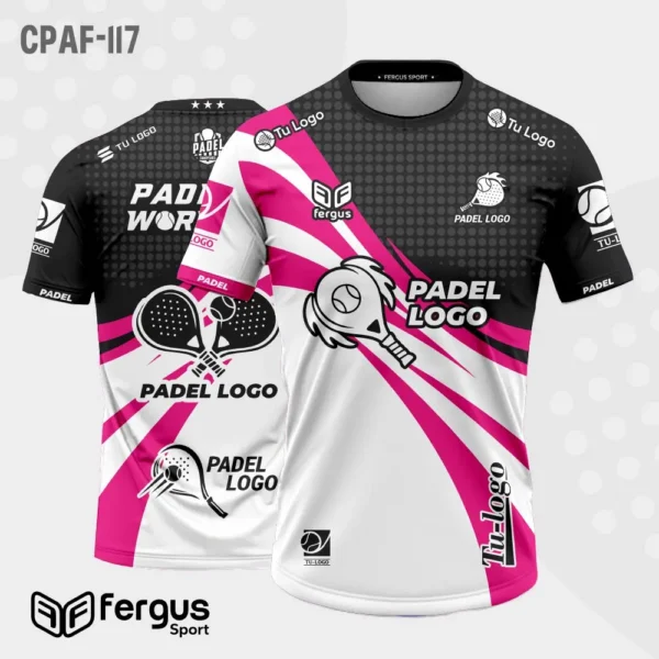 Camisetas de Padel Tricolor