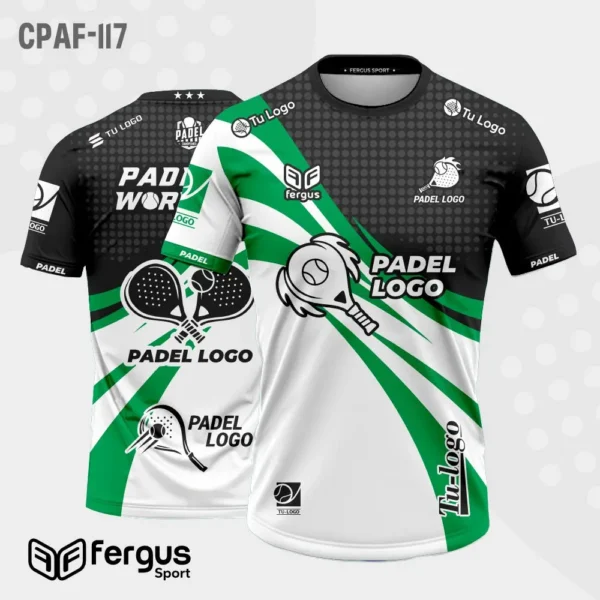 Camisetas de Padel Tricolor