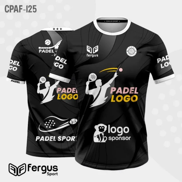 Camisetas de Padel Negro