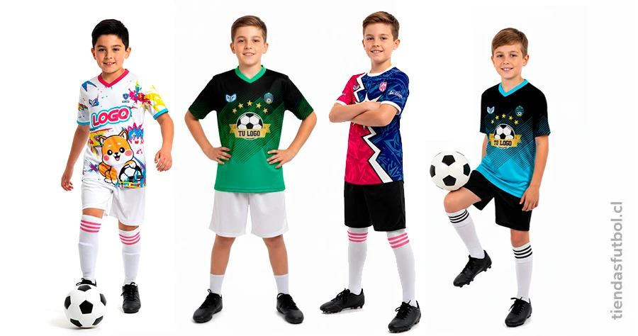camisetas de futbol para niños chile